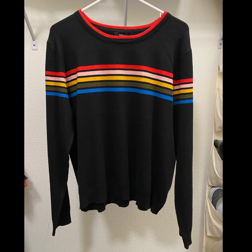 Cute retro rainbow sweater
